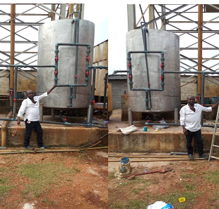 New filter vessel installed for Lekki gardens phase iv.